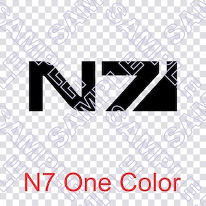 Mass Effect N7, Renegade, Paragon Die Cut Vinyl Decal Sticker image 2