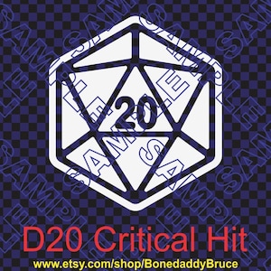 D20 Rolls Decals