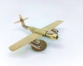 Trench Art Soviet Bomber RB-17 Model Made From WW2 Shells Cartridges Toy
