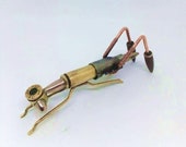 Trench Art Mantis Insect Animal Handmade Model WW2 Shells Cartridges Bullets Toy