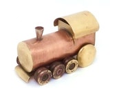 Trench Art Military Train Made from Original WW2 Bullets Shells Cartridges Paperweight Toy