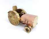 Trench Art Soviet Tractor DT-20 Model Made From WW2 Shells Cartridges Toy