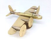 Trench Art Italian Piaggio P-108 Heavy Bomber Model WW2 Shells Cartridges Bullets Toy