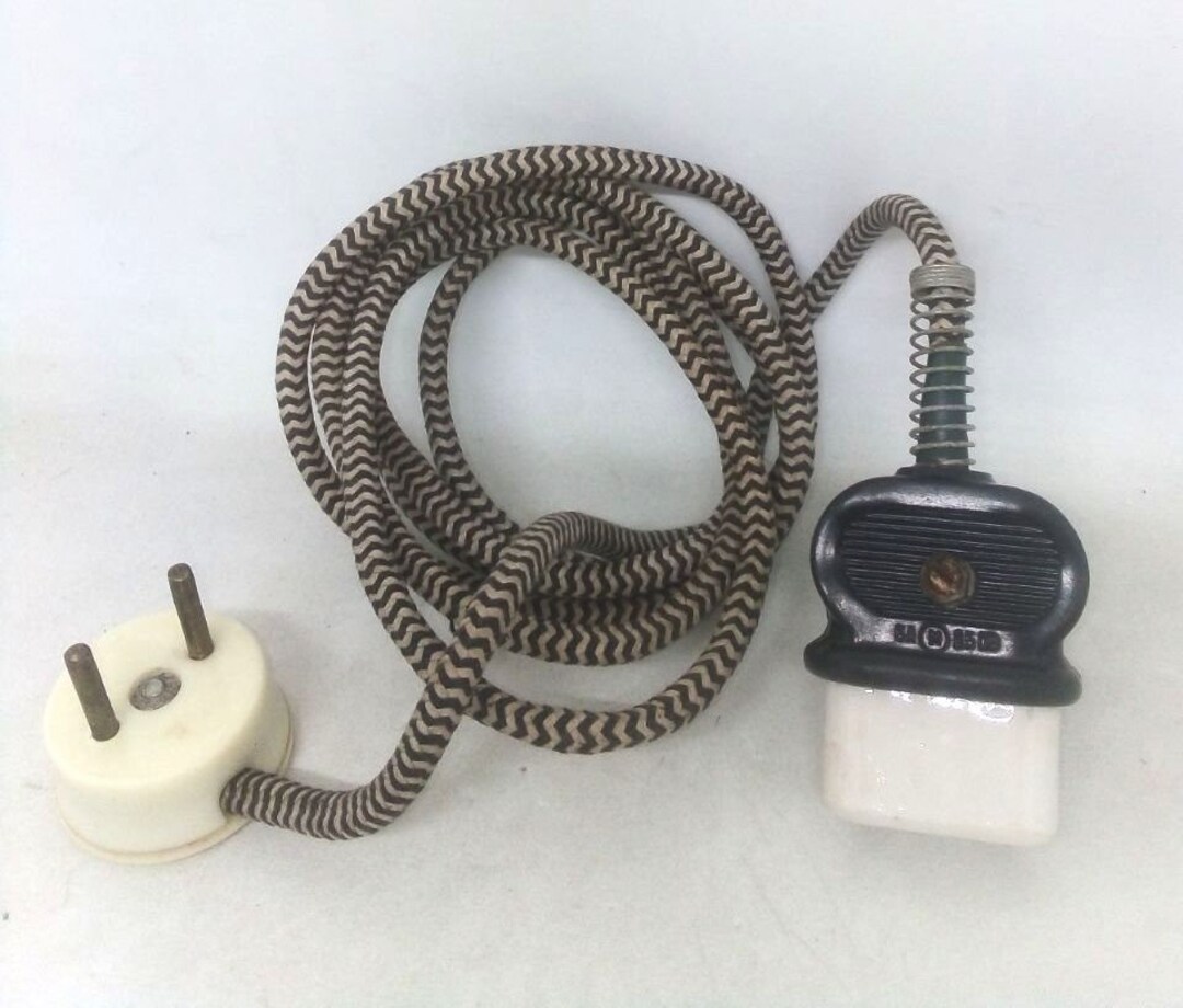 Vintage Power Cord Cable for Electric Samovar Kettle Iron Etsy