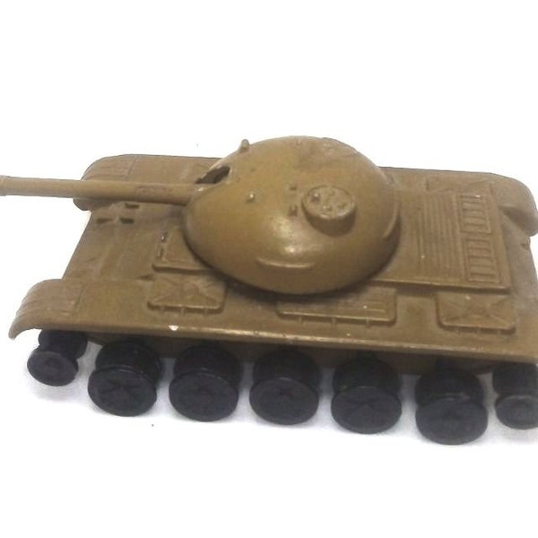Vintage Soviet Tank Metal Toy Military Armored Vehicle Russian Model USSR