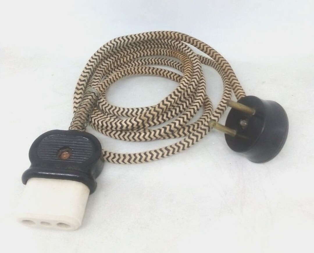 Vintage Power Cord Cable for Electric Samovar Kettle Iron Etsy