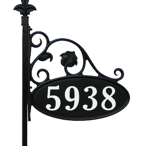 Park Place Reflective Address Sign Handcrafted in USA