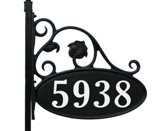 Park Place Reflective Address Sign Handcrafted in USA