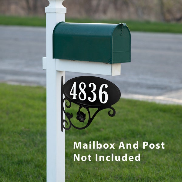 Address America Park Place Reflective Mail Box Address Sign, Double Sided - Attach To Your Mailbox Post Under Your Mailbox