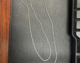 925 sterling silver necklace chain italy 26”