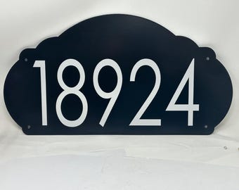 Madison Home Reflective Wall Mount Address Sign