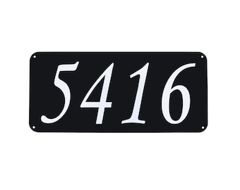 Address America Enclave Aluminum Wall-Mounted Reflective Home Address Sign
