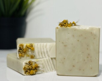 Chamomile - Single Bar - Handmade - Soap - Natural - Moisturizing - Gift - Self Care - Skin Care - Vegan - Sensitive Skin