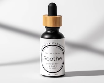 Soothe Facial Serum – Grapefruit & Sage, Natural Moisturizer