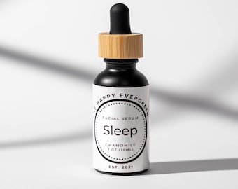 Chamomile Sleep Face Serum – Natural Jojoba Facial Oil