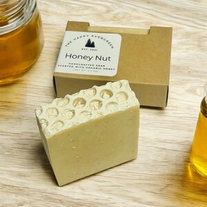 Honey Nut - Soap - Natural - Moisturizing - Gift - Self Care - Skin Care - Gift - Honey - Stocking Stuffer - Gift for Him - Gift for Her