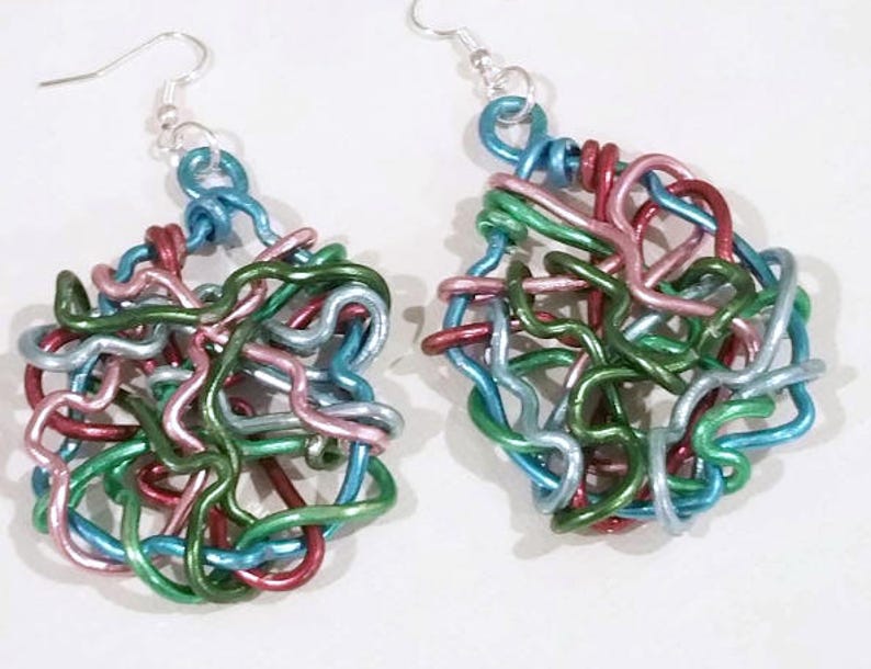 Chaos BirthWires Artistic Wire Earrings