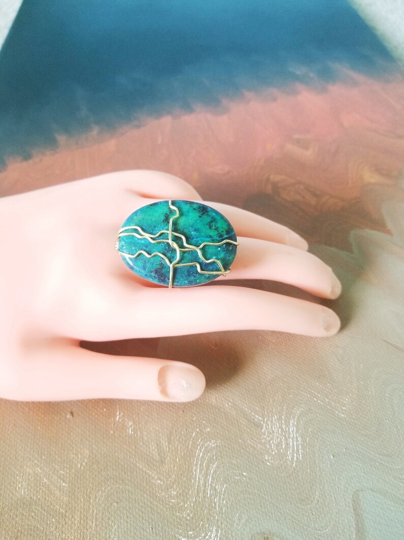 Pre-Holiday SALE Stone Wire-Wrapped Rings!