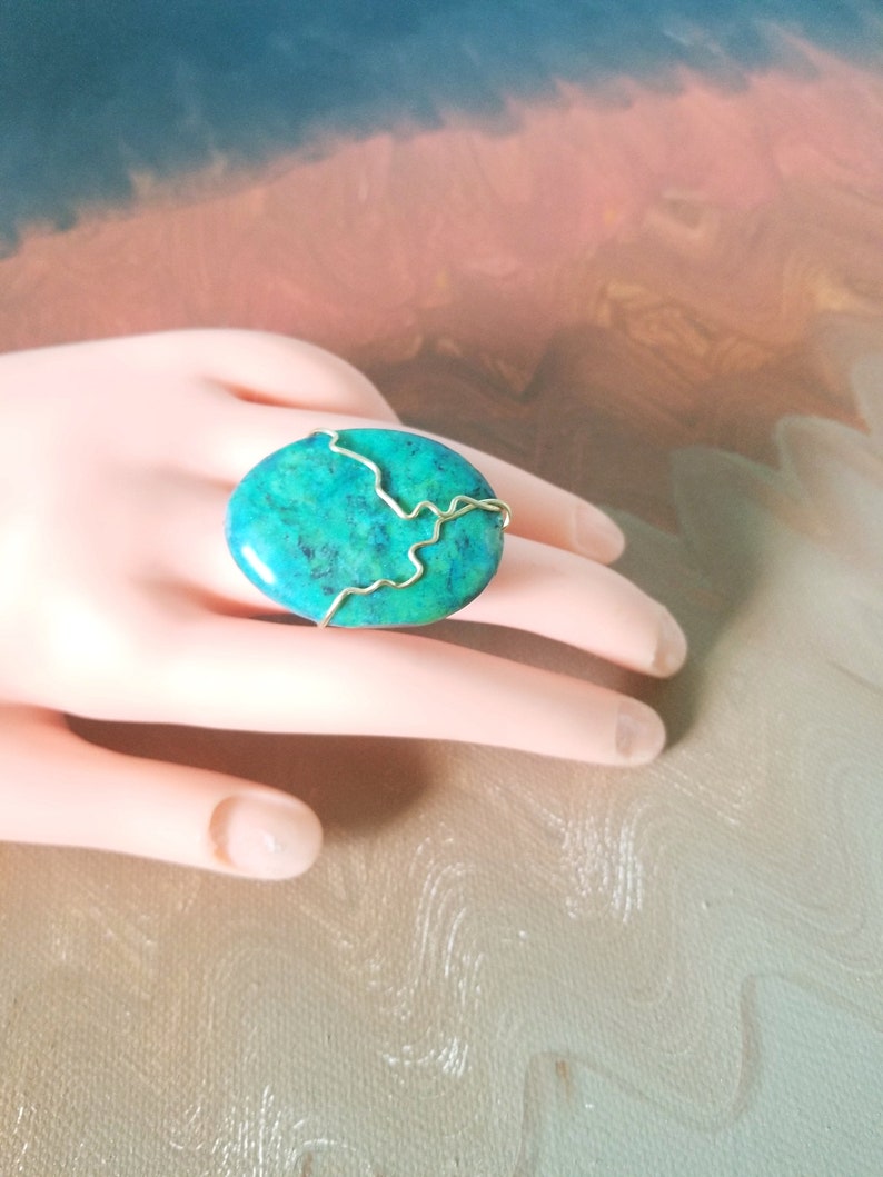 Pre-Holiday SALE Stone Wire-Wrapped Rings!