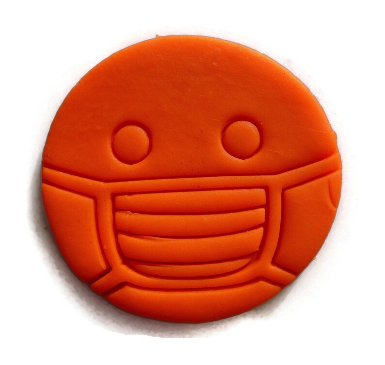 Emoji Face mask cookie cutter
