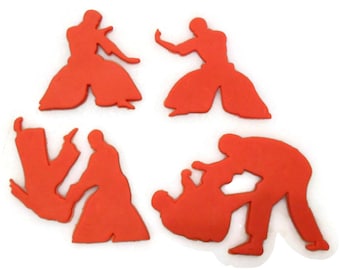 Jiu Jitsu cookie cutter fondant cutter set