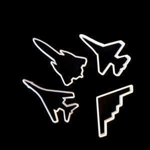 3D Printed Plane cookie cutter set