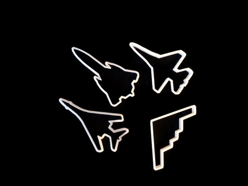 3D Printed Plane cookie cutter set