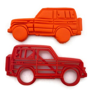 Toyota Land Cruiser 1987 cookie cutter fondant cutter