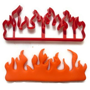 Flame Fondant cutter