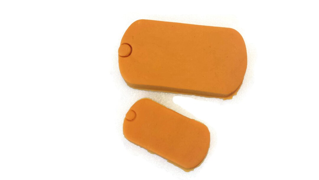 Dog Tag Cookie Cutter Fondant Cutter Set Etsy