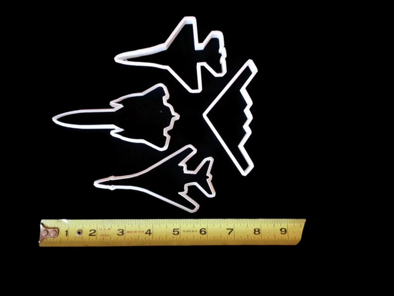 3D Printed Plane cookie cutter set