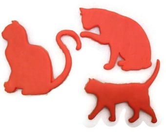 Cat cookie cutter set