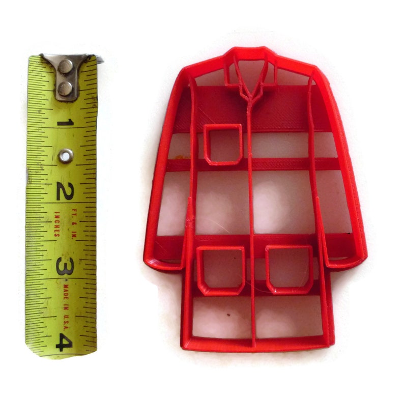 Doctor White Coat Lab Coat Cookie cutter fondant cutter Etsy