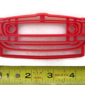 Classic Ford Mustang Grill cookie cutter fondant cutter image 4