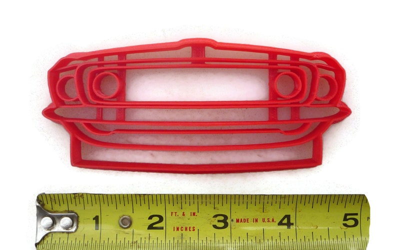 Classic Ford Mustang Grill cookie cutter fondant cutter image 4