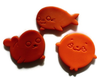 Kawaii Seal cookie cutter set