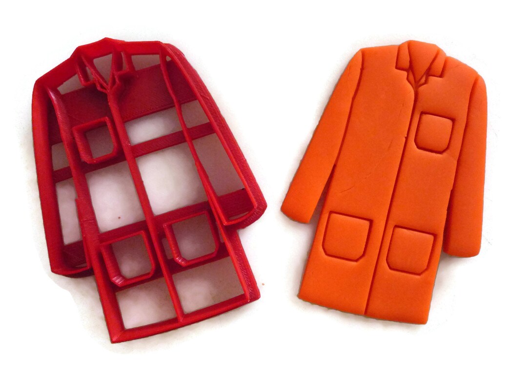 Doctor White Coat Lab Coat Cookie Cutter Fondant Cutter Etsy