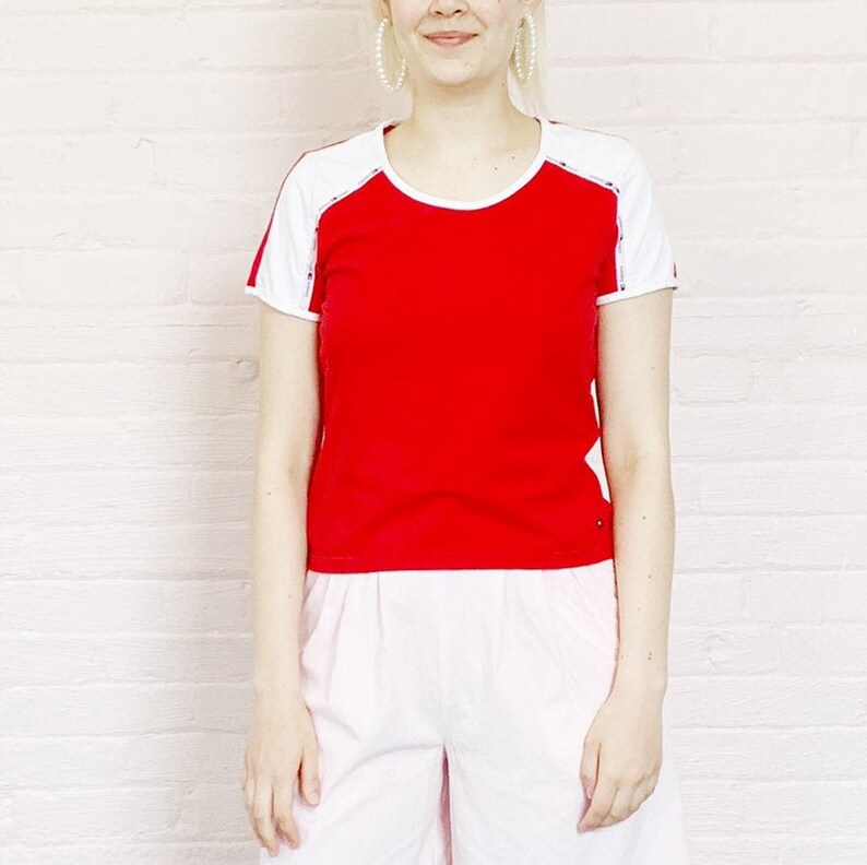 tommy jeans t shirt red