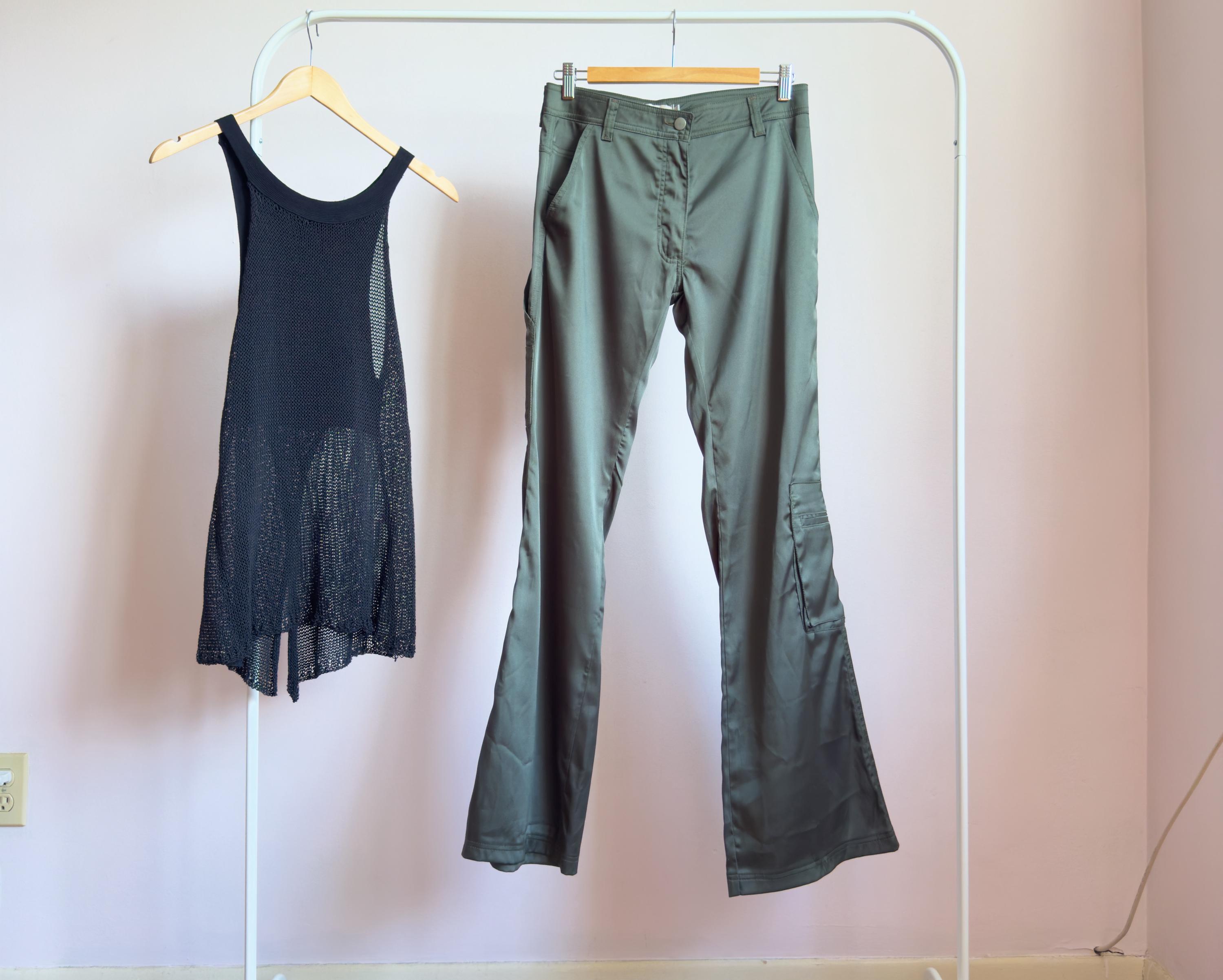 90-00s archives フレア Curgo Bontage Pants Vintage 90s 00s Y2k Low Rise Flare Plugg Bootcut Stretch