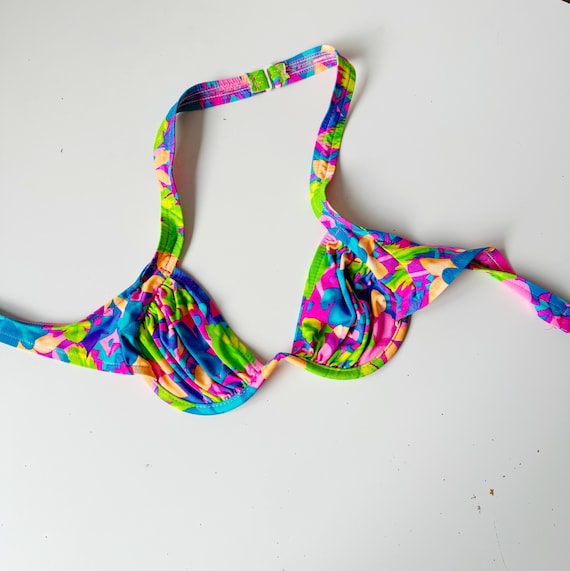 underwire neon bikini