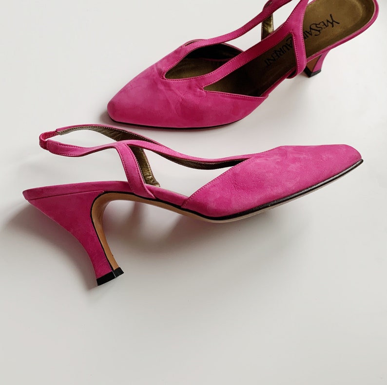 ysl pink pumps
