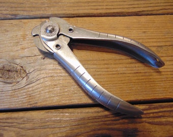 Vintage 1940's Sargent & Co. Wire Cutter And Wire Stripper Tool With Nibble Nose Double Cutters,Made In New Haven, Conn.,U.S.A.-Sargent Tool