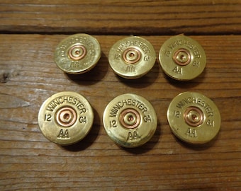 Winchester 12 Gauge aa Shotgun Shell Genuine Brass Button shotgun