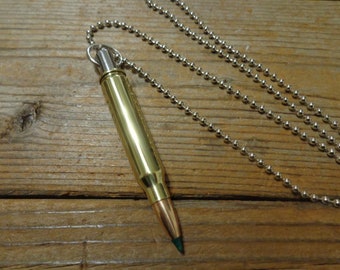 Genuine 5.56 Bullet Stash Necklace Bullet Pendant Necklace bullet Pill Vial Necklace Bullet Jewelry bullet Cremation Urn Necklace Etsy
