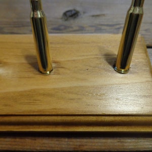 Rustic Handcrafted Bullet Key Rack on Wood Desk Paperweight Handmade ...