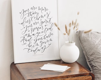 Dust & Bones - Archival Print - Shauna Niequist - Quote - Inspiration