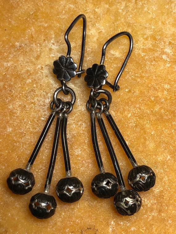 The Mexican Ball Drop Dangle~Dainty Earrings from… - image 2