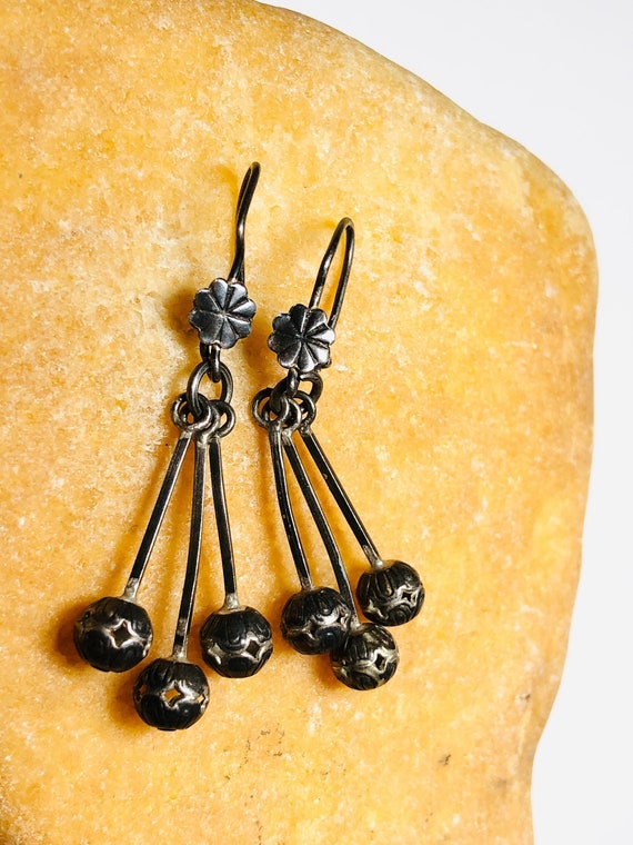 The Mexican Ball Drop Dangle~Dainty Earrings from… - image 3