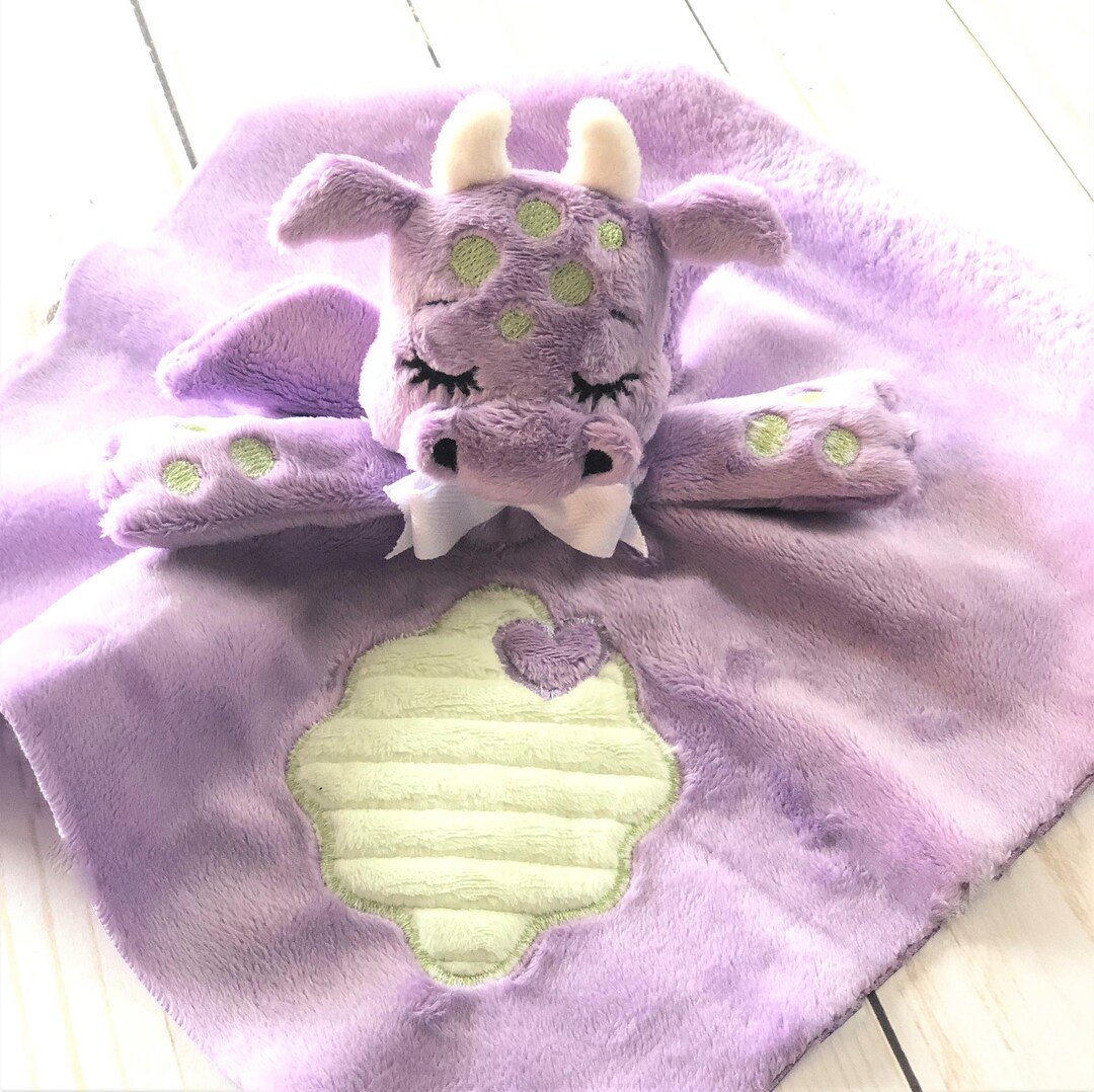 Dragon Blanket Toy Lovey in the Hoop Digital Download Design Etsy