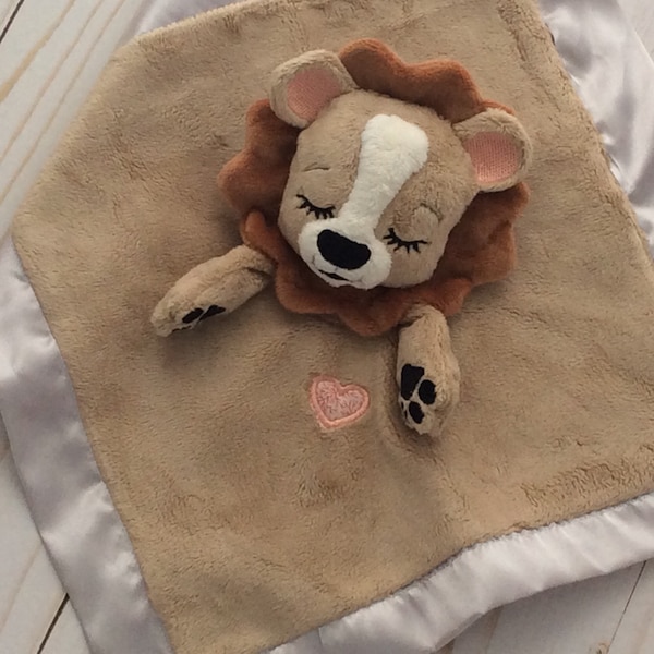 Lion Blanket lovey plushy Embroidery Design Digital Download Design